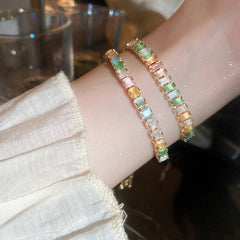 Zircon Adjustable Bracelet Series – Light Luxury & Chic Elegance