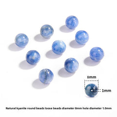 Sea-Squall Gaze · Kyanite Beads (8–12mm)