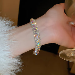 Crystal Bloom Bracelet Series – multiple floral variations displayed