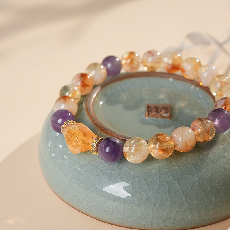 Sunset Harmony Crystal Bangle