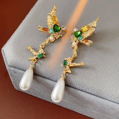 Baroque Luxe Earrings – Exaggerated Vintage Drop & Pearl Styles by Glazenya
