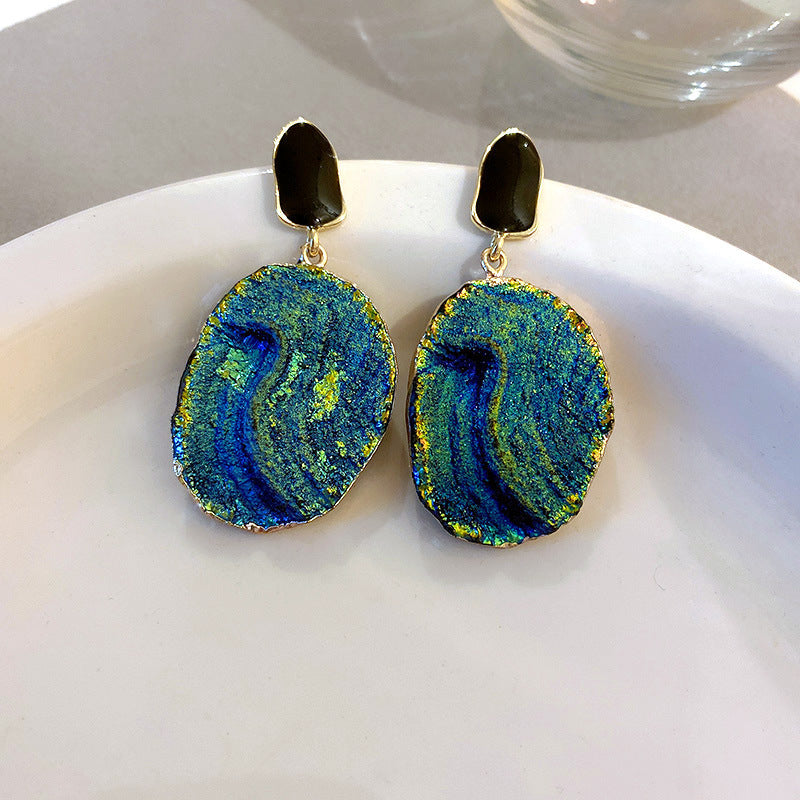 Artisan Enamel Mosaic Earrings Collection