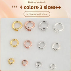 ClickLoop Connectors · 925 Silver (6–10mm)