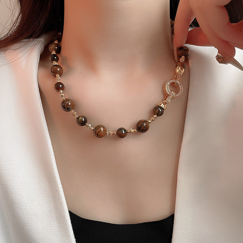 Aurora Gold Collarbone Necklace