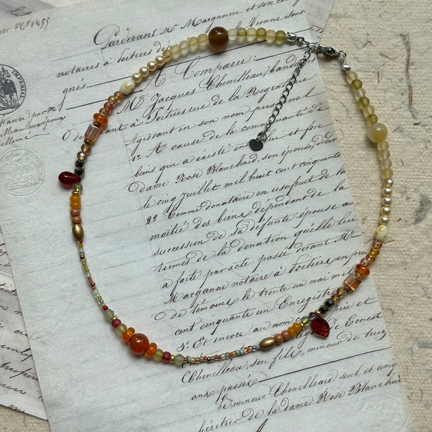 Golden Nectar Necklace