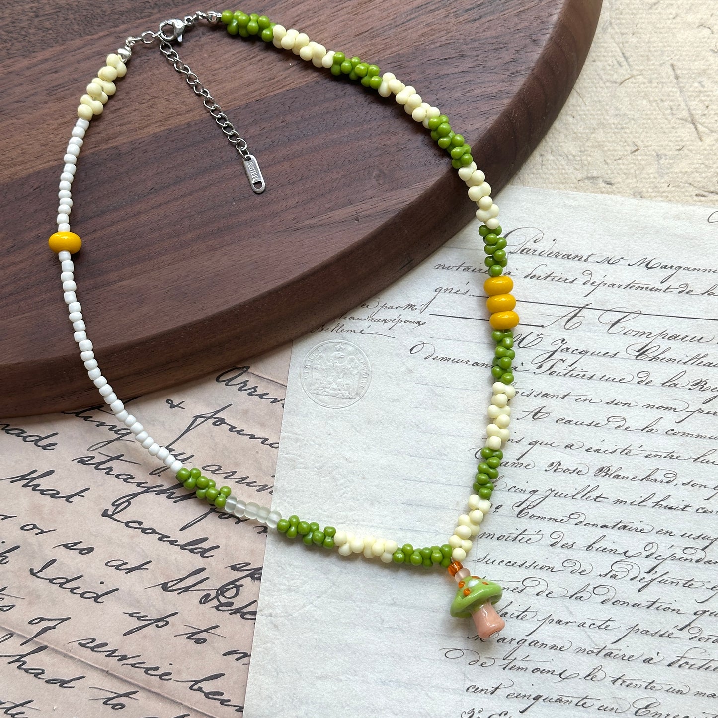 Forest Mushroom Necklace