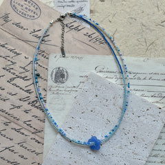 Azure Bloom Necklace