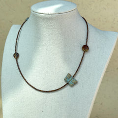 Rustic Butterfly Necklace