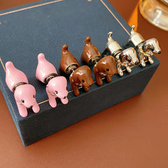 Playful Pup Stud Earrings