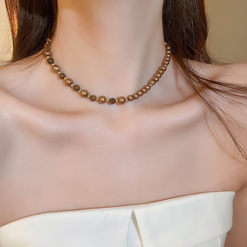 Aurora Gold Collarbone Necklace