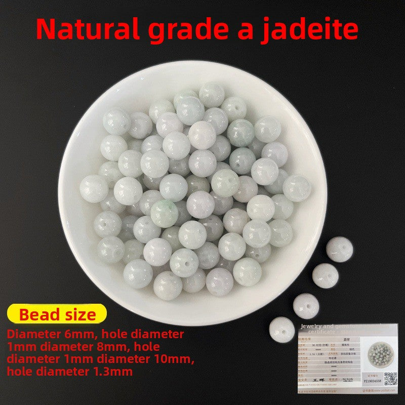 Crystal × Jade × Chalcedony × Agate | DIY Loose Round Beads