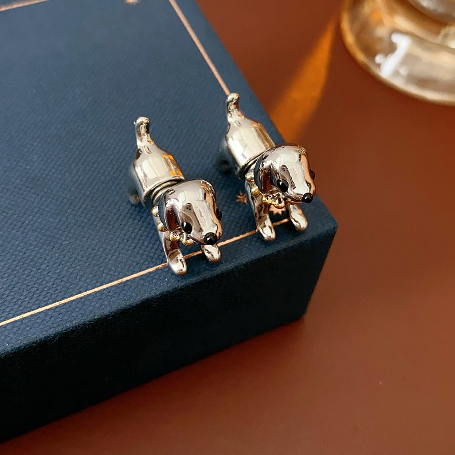 Playful Pup Stud Earrings