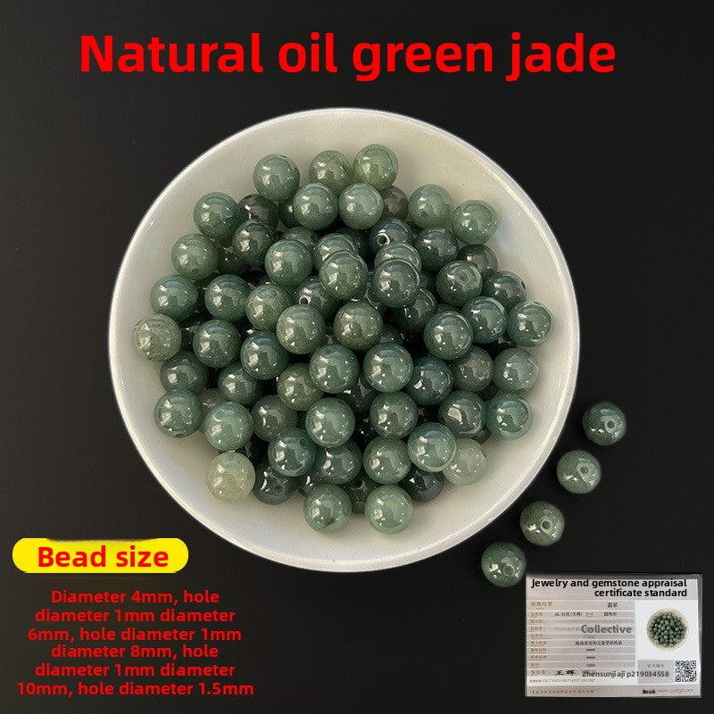 Crystal × Jade × Chalcedony × Agate | DIY Loose Round Beads