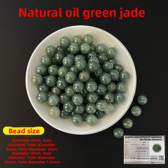 Crystal × Jade × Chalcedony × Agate | DIY Loose Round Beads