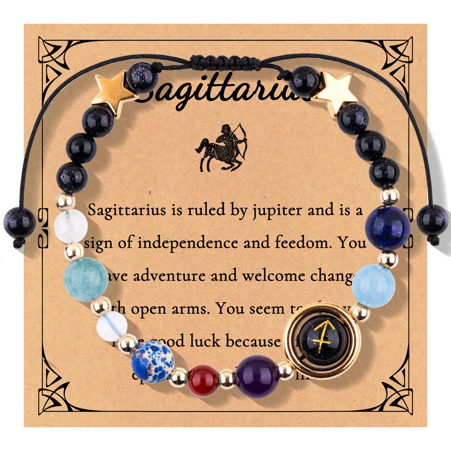 Starlore Zodiac Crystal Bracelets — Night Sky Edition