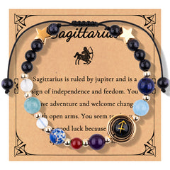 Starlore Zodiac Crystal Bracelets — Night Sky Edition