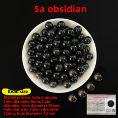 Crystal × Jade × Chalcedony × Agate | DIY Loose Round Beads