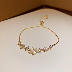 Zircon Adjustable Bracelet Series – Light Luxury & Chic Elegance