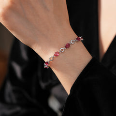 Oval Radiance Zircon Bracelet