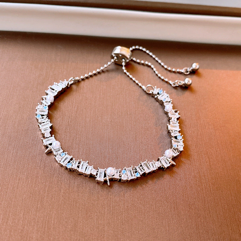 Crystal Bloom Vintage Bracelet Series – Elegant Retro Style