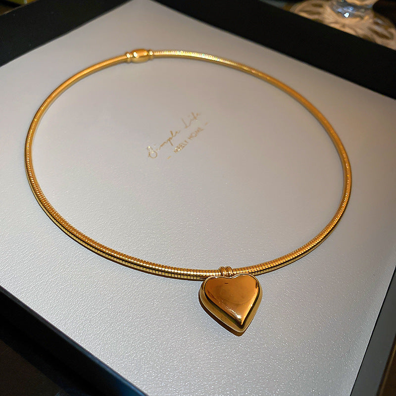 Eternal Moon Heart Necklace