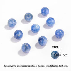 Sea-Squall Gaze · Kyanite Beads (8–12mm)