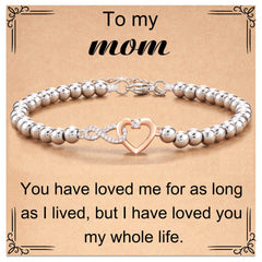 Bonded Hearts Message Card Bracelets