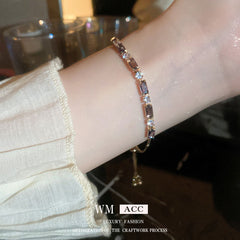 Zircon Adjustable Bracelet Series – Light Luxury & Chic Elegance