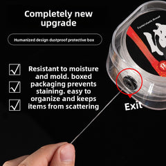 Crystal Elastic Beading Cord – Clear Stretch Jewelry String (0.5–1.5 mm, 5–120 m)