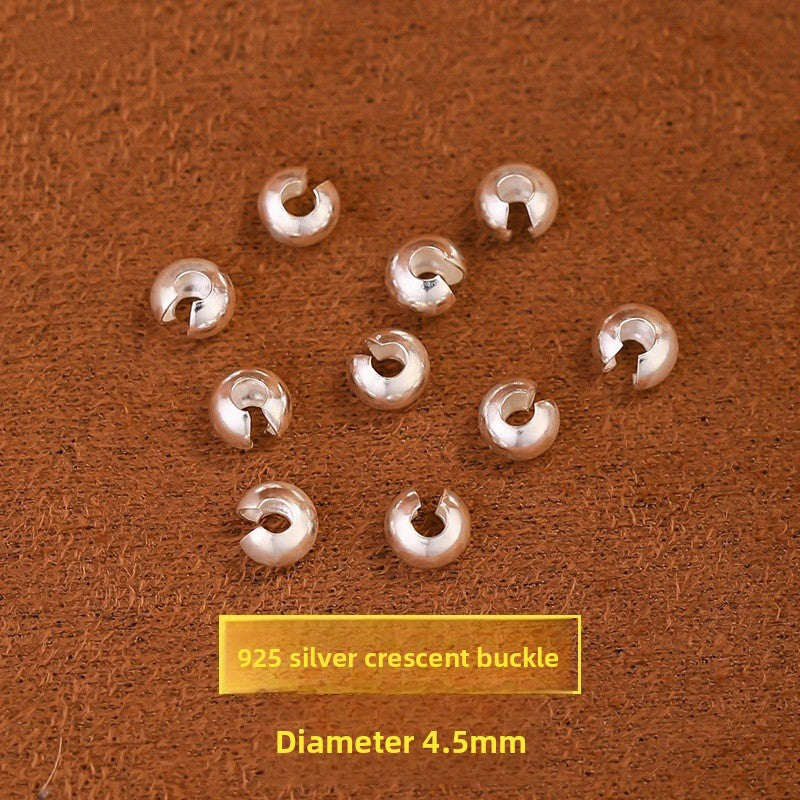 MoonCrest · S925 Crimp Covers (Half-Moon “C” Bead Covers)