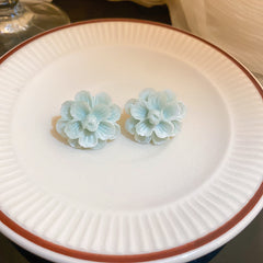 Camellia & Bow Earring Collection – Chic Light Luxury Retro Series