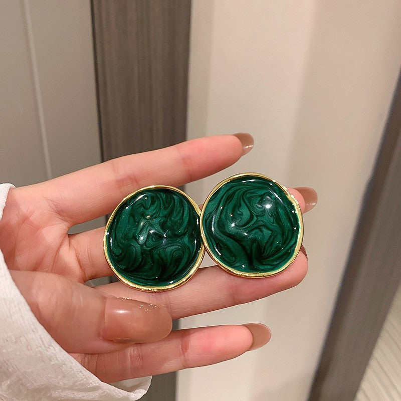 Artisan Enamel Mosaic Earrings Collection