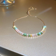 Zircon Adjustable Bracelet Series – multiple variations displayed