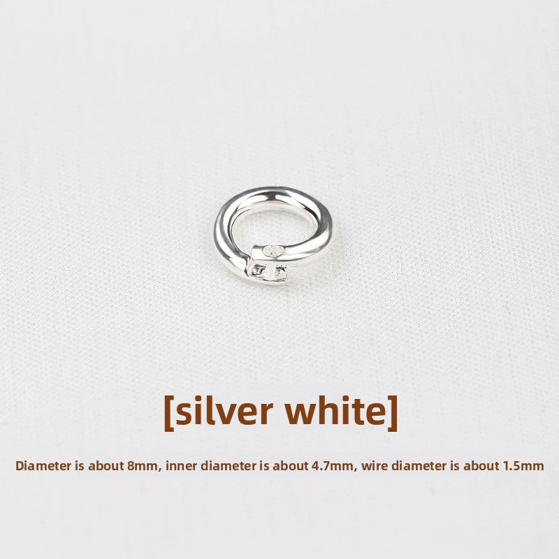 ClickLoop Connectors · 925 Silver (6–10mm)