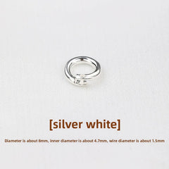 ClickLoop Connectors · 925 Silver (6–10mm)