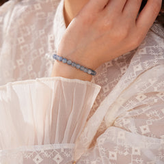 Indigo Mist Crystal Bracelet