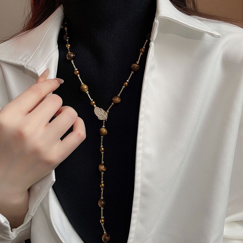 Aurora Gold Collarbone Necklace – Autumn Winter Series