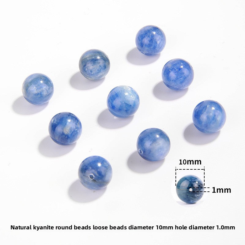 Sea-Squall Gaze · Kyanite Beads (8–12mm)