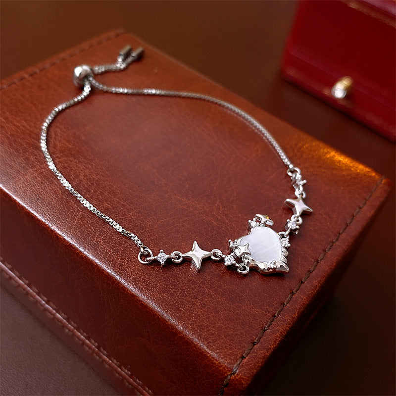 Crystal Bloom Vintage Bracelet Series – Elegant Retro Style