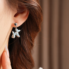 Blue Pup Pendant & Earrings Set