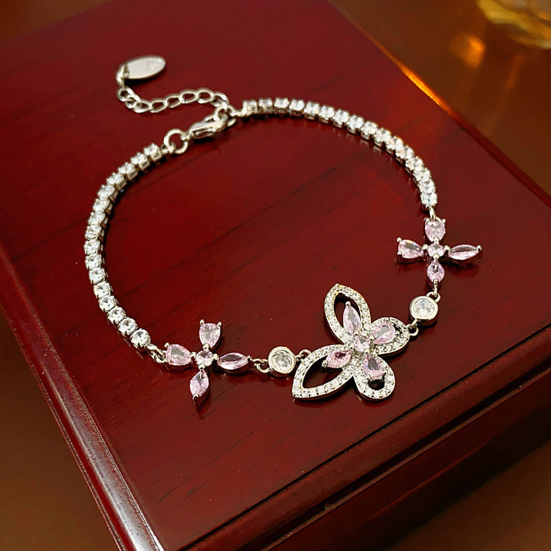 Vintage Geometric Zircon Bracelet Series – Minimalist Chic Elegance