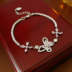 Vintage Geometric Zircon Bracelet Series – Minimalist Chic Elegance