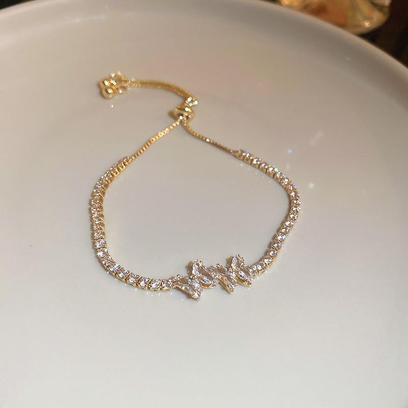Zircon Adjustable Bracelet Series – Light Luxury & Chic Elegance