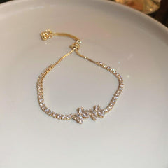 Zircon Adjustable Bracelet Series – Light Luxury & Chic Elegance