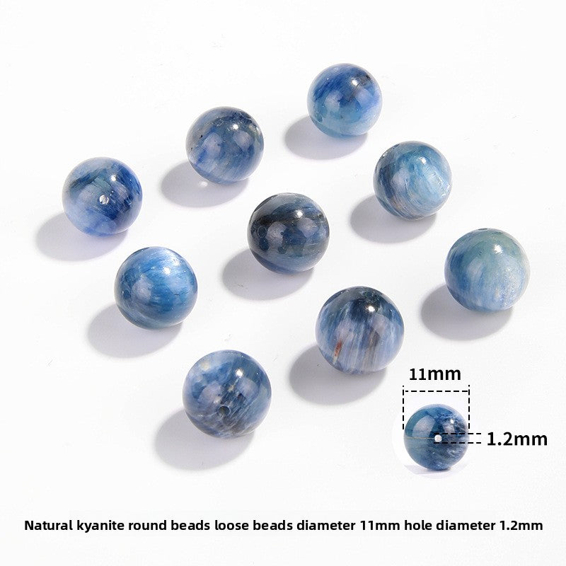 Sea-Squall Gaze · Kyanite Beads (8–12mm)