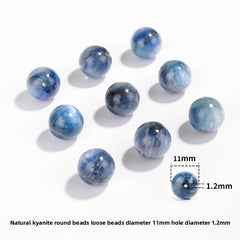 Sea-Squall Gaze · Kyanite Beads (8–12mm)