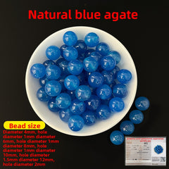 Crystal × Jade × Chalcedony × Agate | DIY Loose Round Beads