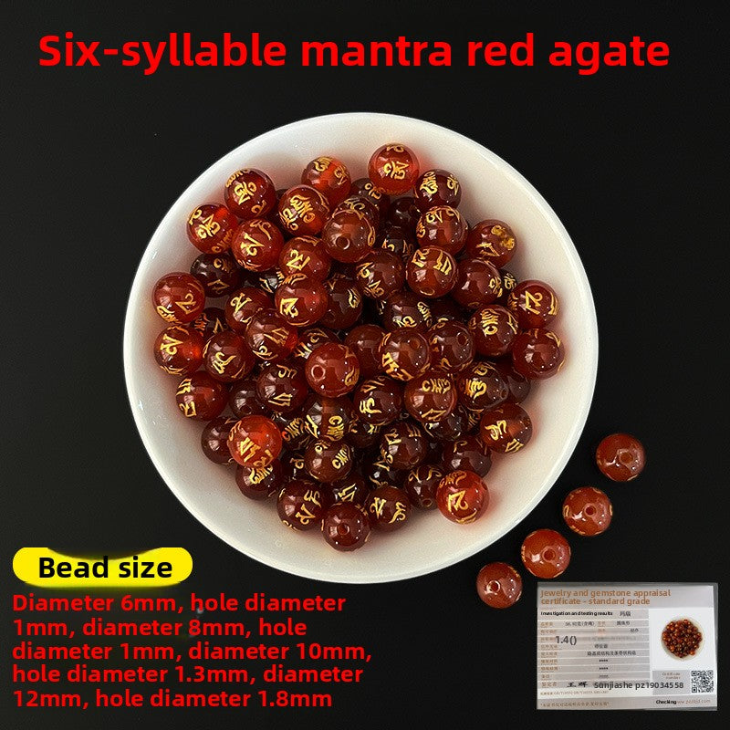 Crystal × Jade × Chalcedony × Agate | DIY Loose Round Beads