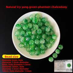 Crystal × Jade × Chalcedony × Agate | DIY Loose Round Beads