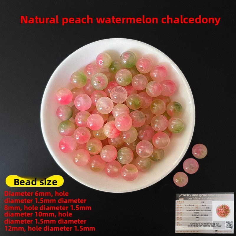 Crystal × Jade × Chalcedony × Agate | DIY Loose Round Beads